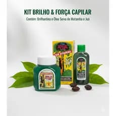 Óleo vitaminado + Brilhantina Seiva De Mutamba E Juá