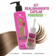 KIT Progressiva de Chuveiro Bella Femme + Reparador de Pontas Rícino BioFlat