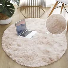 🛍️Tapete Redondo 1Metro Peludo Sala Quarto- CC801544