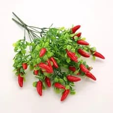 Planta e Flores Galho com frutas artificiais pimenta SD801571