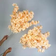10 a 40 pçs Hastes Cerejeira Pessegueiro Flores Artificiais Folhagem Decoração Casamento - HS802830