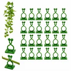 Clipe Kit Unidades Autoadesivo Fixação P/ Plantas de Parede Trepadeira Suporte Flores Folhas