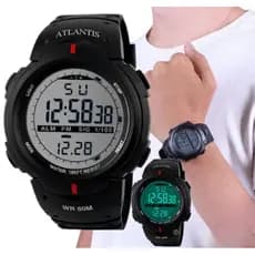 Relógio de Pulso Digital Atlantis Masculino à Prova D’Água Modelo G7330 Original