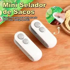 Seladora Magnética Mini - Abre e Fecha, Vedadora de Alimentos Portátil