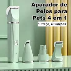 Máquina de Cortar Pelo para Pets Recarregável – Profissional para Cães e Gatos