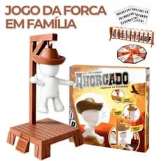 Brinquedo de Mesa Interativo para Festas - Jogo da Forca, Jogo de Palavras para Parentais
