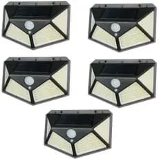 Lanterna Solar Externa com Sensor Automático – Resistente à Água para Jardim e Parede