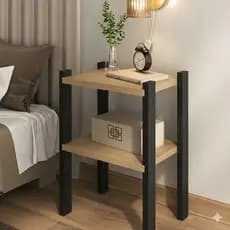 Suporte e Mesa de Apoio em Madeira Para Banheiro Sala Quarto Banheiro