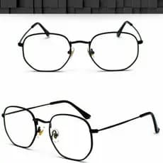 Armaçao de Oculos Hexagonal Hype Moda Feminina e Masculino