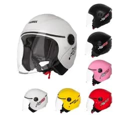 Capacete Aberto Taurus Joy23 Open Face Com Viseira 2MM Moto Uber Masculino Feminino | ENVIO IMEDIATO