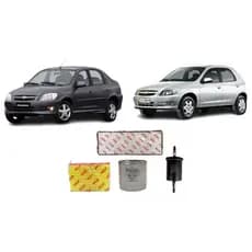 WKL184 | Kit Revisao Filtro Troca Completa Wega Chevrolet Celta Prisma Com ar 1.0 1.4