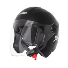 Capacete Aberto Taurus Preto Fosco Joy23 com viseira By Moto Masculino Feminino | ENVIO IMEDIATO