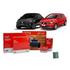 Kit 4 Filtros Argo Uno Cronos Strada Mobi 1.0/1.3 2016-2025 Óleo + Ar + Combustível + Cabine