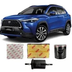 WKL286 | Kit Revisão Filtro Troca Completa Wega Toyota Corolla Cross 1.8 16V 4 Cilindro