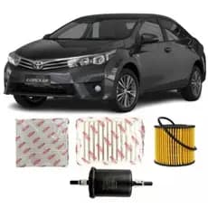 WKL284 | Kit Revisão Filtro Troca Completa Wega Toyota Corolla 1.8 2.0 16V 4 Cilindro