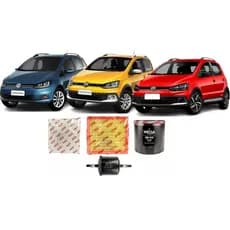 WKL301 | Kit Revisão Filtro Troca Completa Wega Volkswagen Fox Cross Fox Space Fox 1.6 16V 4 Cilindro