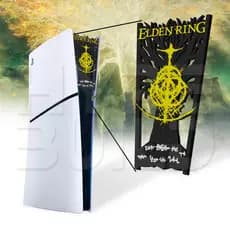 Faceplate Frontal PS5 Personalizado – Estilo ELDEN RING Lorde Prístino RING  - (FAT/SLIM)