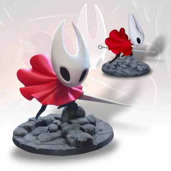 Boneco Hornet Hollow Knight Silksong Action Figure 3D | Presente Geek | Decoração Gamer