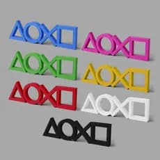 Letreiro Decorativo Playstation – Formas PS com 10cm / 15cm / 20cm
