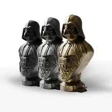 Decoração Escultura Busto do Darth Vader. Busto de Darth Vader para Decoração estatua