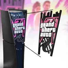 Faceplate Emblema Decorativo Frontal PS5 GTA6 (FAT/SLIM) Grand Theft Auto VI / GTA VI Playstation 5