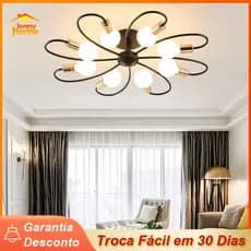 Moderno industrial Luminária de Teto Plafon Flower 3/6/8 Lâmpadas para teto sala de jantar quarto e cozinha