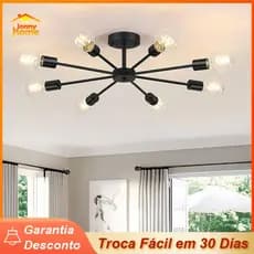 Lustre Moderno Nórdica Luminária Semi-embutido Luminária de Teto para Sala Quarto Cozinha