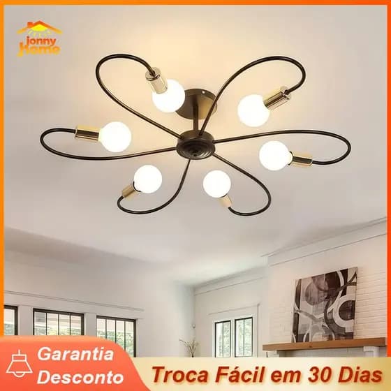 Luminária Pendente moderno Lâmpadas de Teto Para Cozinha Sala e Quarto Iluminação Decorativa de Casa 110-220v