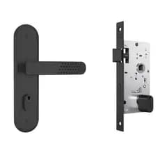 Fechadura para Porta Interna E Externa 1801/21 Preto Fosco Stam
