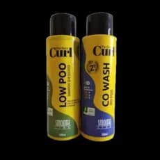 Kit Smooth Line Shampoo 500ml + Condicionador 500ml – Hidratação Profunda, Nutrição, Brilho Intenso e Antifrizz