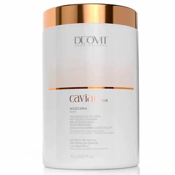 Máscara Caviar Repair Duovit 1kg – Reconstrução, Brilho e Reparação Intensa