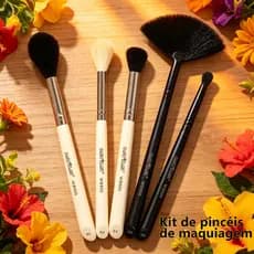 Kit 5 Pinceis Profissional Para Ilumindar Macrilan WB900