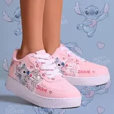 Tênis Infantil e Bebê Masculino e Feminino Stitch e Homem Aranha Para Menino e Menina