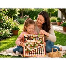 Jogo De Tabuleiro Labirinto Magnético Reino Mágico Brinquedo Infantil De Caneta