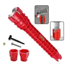 Chave Hidráulica Multifuncional 8 Em 1 Com Nível Shark Blu