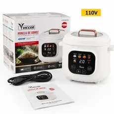 Panela Elétrica Multifuncional 1,5L Arroz E Legumes 110V