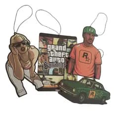 Kit 4x Aromatizante Para Carro Rockstar GTA Cheirinho de Carro ( Tipo Little Trees )