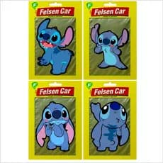 Cheirinho Carro Stitch 4 Unidades Perfume Automotivo Importado EUA Aroma New Car Decoração Carro