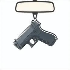 KIT 12 Aromatizante Automotivo PISTOLA REVÓLVER  Cheirinho para Carro Perfume Forte