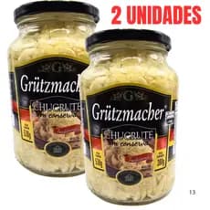 Kit 2 Chucrute em Conserva Repolho Grutzmacher Vidro