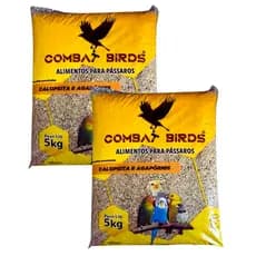 10 KG MISTURA DE SEMENTES LIMPAS PARA CALOPSITAS - COMBAT BIRDS