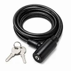 Cadeado Bicicleta Cabo de Aço Reforçado 65cm Trava Segurança Para Bike Moto Anti Roubo