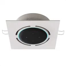 Suporte Quadrado De Embutir Teto Para Alexa Echo Dot 3