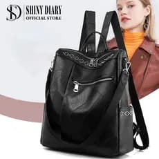 ShinyDiary 2025 Mochila faculdade Femininas Escolar Bolsa De Viagem Trabalho Casual