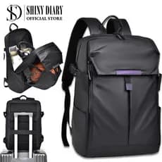 Mochila masculina impermeável reforçada para viagem e trabalho de negócios