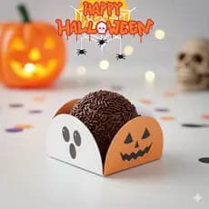 Forminha Para Docinhos Halloween | Brigadeiro Beijinho | Festa Infantil e Decoração Abóbora