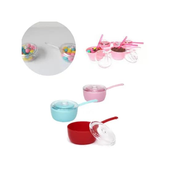 Kit 10 Panelinha Para Lembrancinha Cha De Cozinha Brigadeiro  Mini Panelinhas Caçarola faz de conta