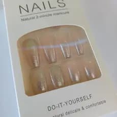 Unhas Postiças Longas Desenhadas Fofas Estilosas