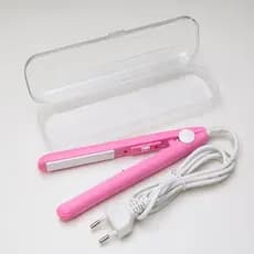 Mini Chapinha Prancha De Cabelo Pequena Portátil Chapinha Profissional Com Case Transporte Bivolt