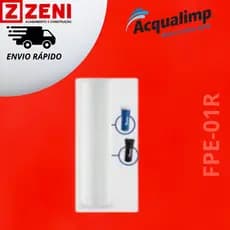 Refil Para Filtro De Água  Acqualimp Preto e Azul FPE-01R - Caixa d'agua